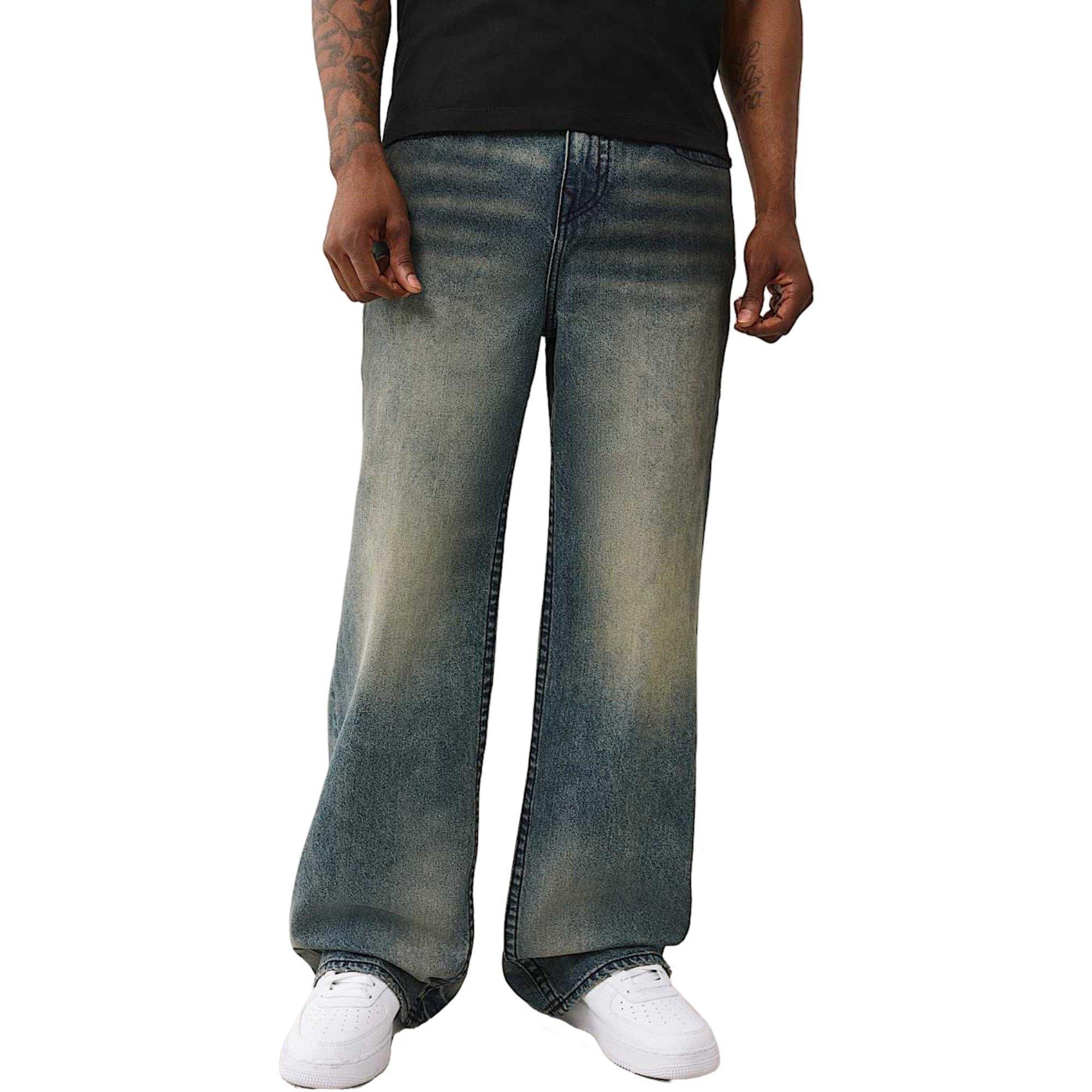 True Religion Men's Vinny Ultra 34" Baggy Jeans - DENIM